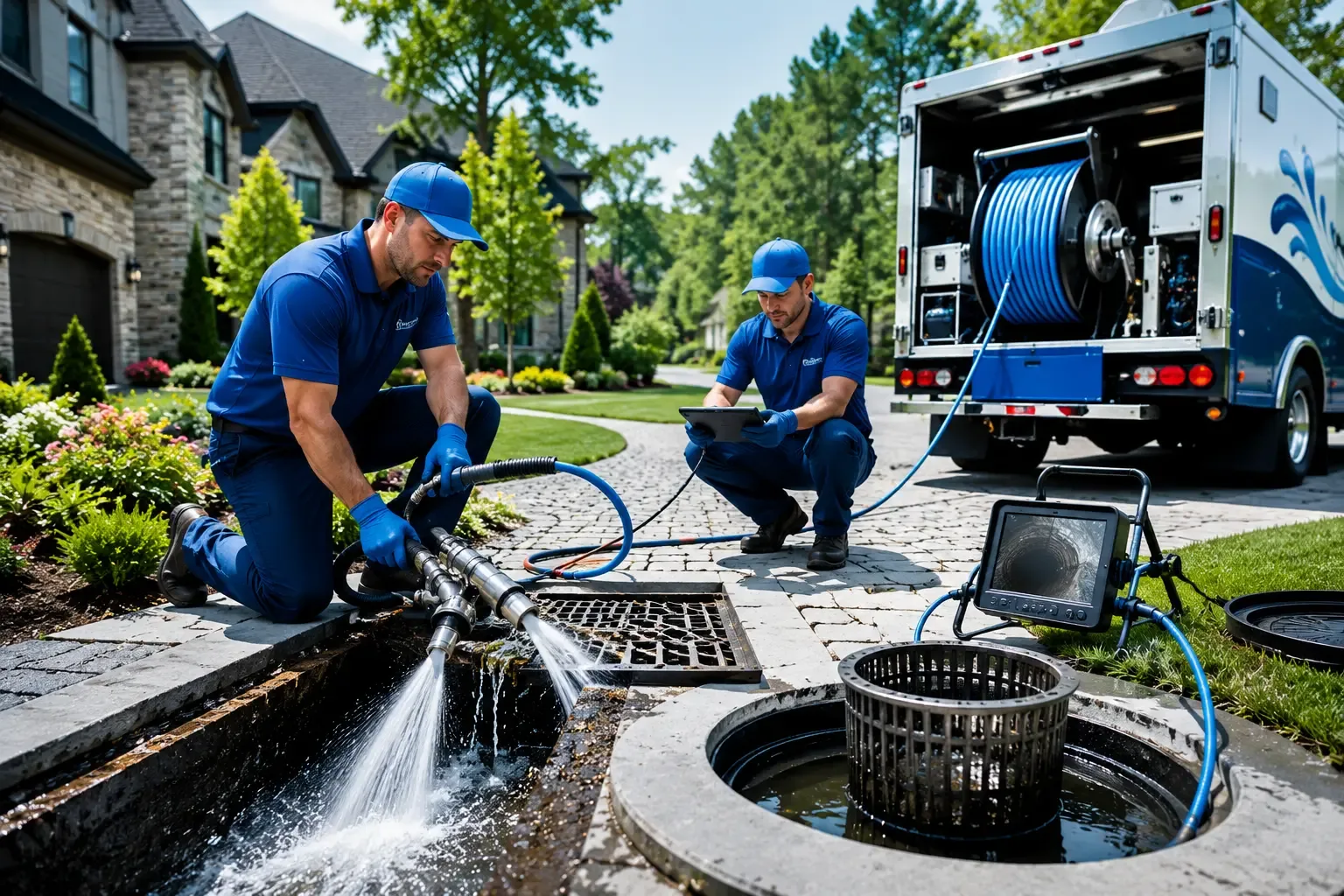 Local outdoor drain cleaning professionals in Bellville, OH